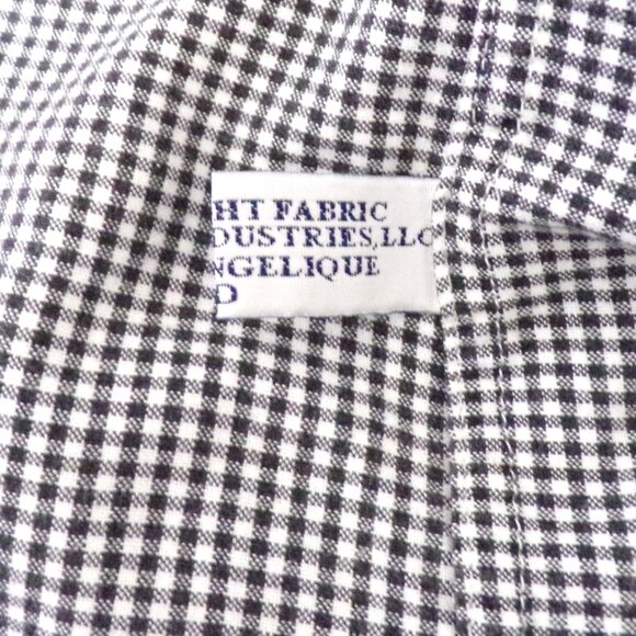 Fashion Bug Embroidered Top Women 22/24 Black White Floral Button Up Slits - Picture 11 of 11